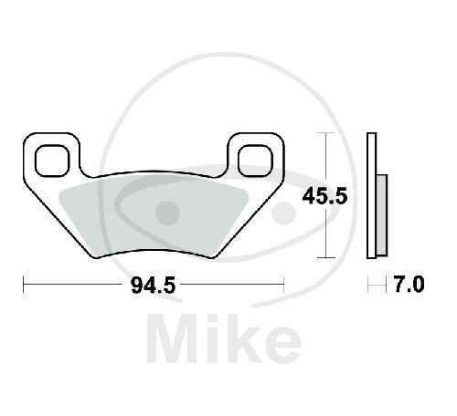 TRW Brake pad set Sinter SI MCB773SI