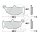 TRW Brake pad set sinter rear MCB783SH