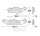 Brake pad for Kawasaki KFX 450 700 KVF 650 Suzuki LT-V 700