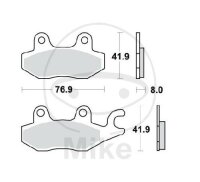 Brake pad left for Aeon Bombardier Kawasaki MZ/MUZ Rex...