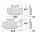 Plaquette de frein pour Suzuki LT-A 400 450 500 700 750 LT-F 400