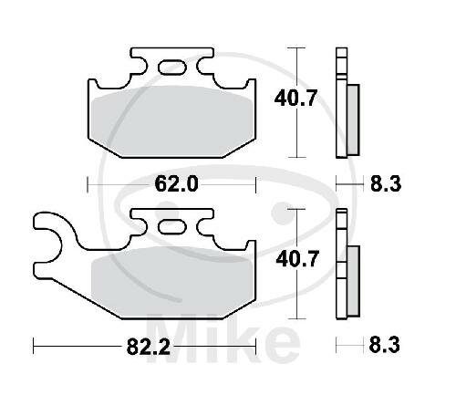 Brake pad for Suzuki LT-A 400 450 500 700 750 LT-F 400