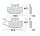 Brake pad for Suzuki LT-A 400 450 500 700 750 LT-F 400