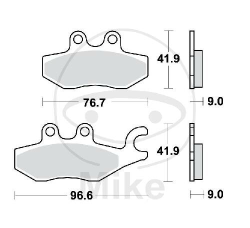 Brake pad for Piaggio 125 250 300 350 400
