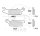 Brake pad for Yamaha YFM 250 550 700