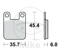 Brake pad Scooter for Derbi Italjet Motohispania Peugeot...