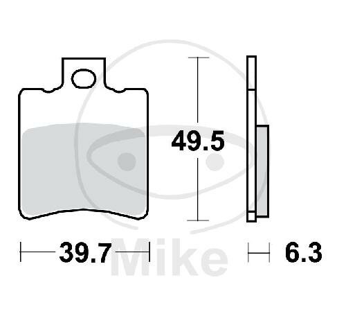 TRW-Lucas EC Scooter Pad MCB674EC