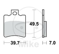 Bremsklotz für Aprilia Benelli Honda KTM Malaguti...