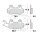 TRW Bremsklotz Satz Sinter hinten MCB582SH