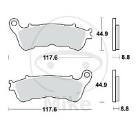 TRW brake pads standard MCB776