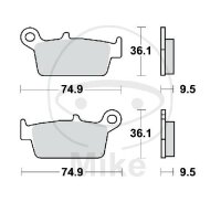 TRW Bremsklotz Satz Standard Offroad MCB575EC