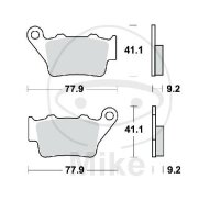 TRW Brake Pad Set Standard Offroad MCB672EC