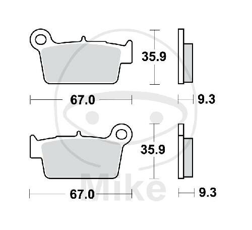 TRW Brake Pad Set Standard Offroad MCB739EC
