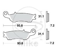 TRW Brake Pad Set Standard Offroad MCB791EC