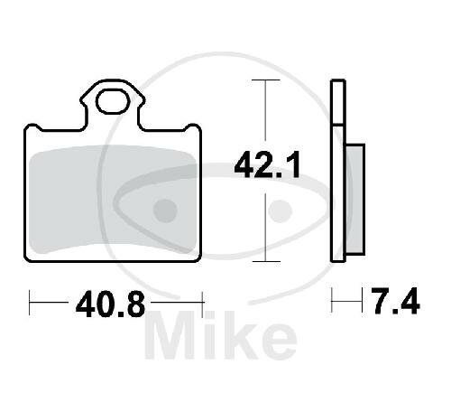 TRW Brake Pad Set Standard Offroad MCB831EC