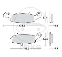 TRW Bremsklötze Standard MCB843