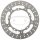 Brake disc scooter TRW for MBK YP 125 Yamaha CZD 300 HW 125 XP 530 YP 125 250 400