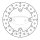 Brake disc TRW for Honda 125 250 400 600 650 900 1000 Triumph 600 650 675 900 955