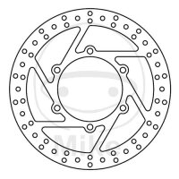 Brake disc TRW for Suzuki DR 650 800 XF 650