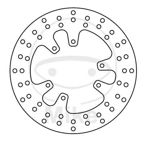 Brake disc TRW for Yamaha XT 600 XTZ 660