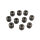 Set di 10 in gomma per copertura laterale per Honda CB 250 350 400 XL 125 185