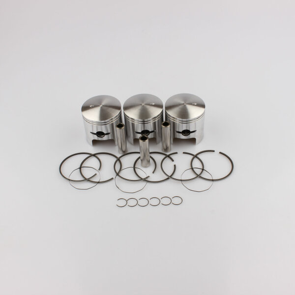 Juego de pistón completo sobremedida 1,25 mm para Kawasaki H2 750 Mach 4