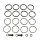 Kit riparazione pinza freno BCF-328i per Suzuki GSX-R 1000 # 2003
