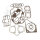 Set completo di guarnizioni per Honda CB 450 K # 1970-1972