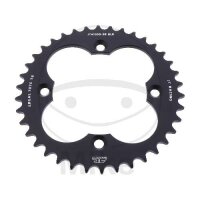 Corona ALU 38 denti PEZZO 520 NERO JT DIAMETRO INTERNO...