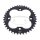 Corona ALU 38 denti PEZZO 520 NERO JT DIAMETRO INTERNO 110 INTERASSE 130