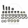 Kit de réparation du levier de renvoi ABR pour KTM EGS EXC SX 125 250 300 360 # 1993-1997