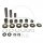 Swing arm linkage bearing repair kit ABR for Suzuki RM 125 250 # 1991