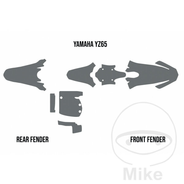 Dirt deflector foam set for Yamaha YZ 65 # 2018-2020