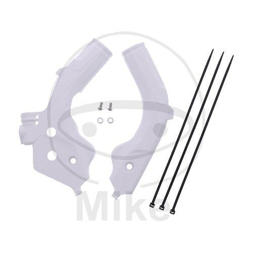 Frame protection set white for Husqvarna FC FE 250 350 450 FE 501 TC TE 125 250 300