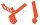 Kit de protection pour cadre orange pour KTM 125 150 200 250 300 350 450 500