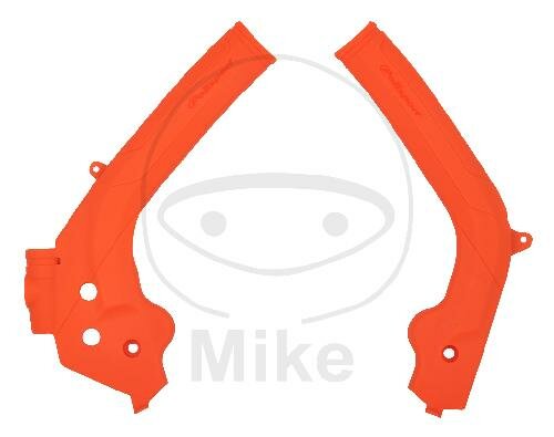 Frame protection set orange for Husqvarna KTM 85 125 150 250 300 350 450 500 501