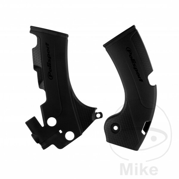 Rahmen Schutz Satz schwarz für Yamaha YZ-F 250 2019 # YZ-F 450 2018-2019