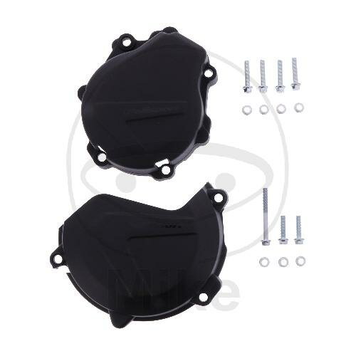 Set di protezione del coperchio dellaccensione della frizione nero per KTM EXC-F 450 500