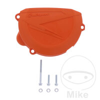 Clutch cover protection orange for KTM EXC SX 250 #...
