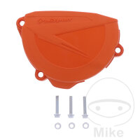 Clutch cover protection orange for KTM EXC-F 250 # 2009-2012
