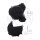 Clutch ignition cover protection set black for Husqvarna TE KTM EXC 250 300