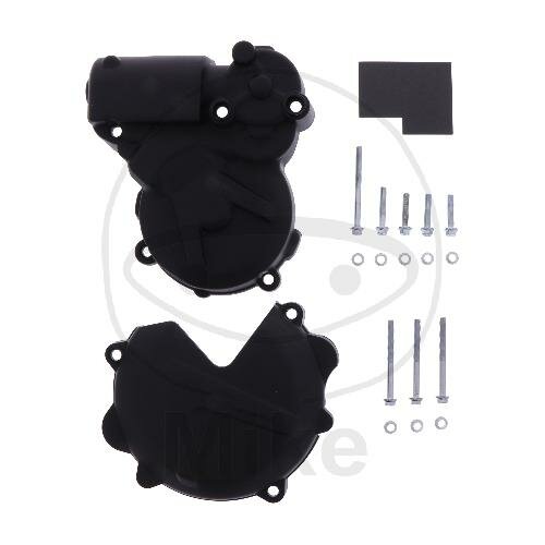 Clutch ignition cover protection set black for KTM EXC 250 300 # 2013-2016