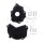 Embrayage Couvercle dallumage Kit de protection noir pour Husqvarna FC KTM SX-F 250 350