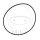 Alternator cover gasket 3x119 mm for Yamaha NS 50 VMX-12 XVZ 1300 YN 50