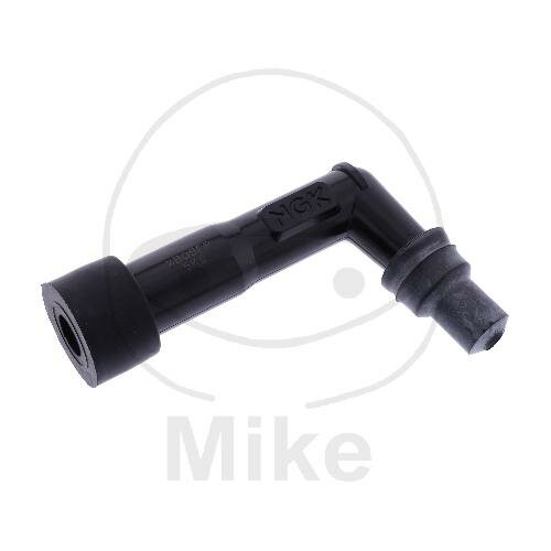 Spark plug connector XB05PF 14 mm 102° M4 black NGK