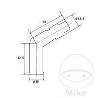 Conector bujía V05E 14 mm 120° negro NGK para Aprilia Derbi Gilera Piaggio