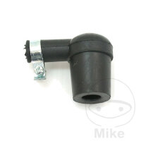 Spark plug connector rubber 14 mm 90° 1/4" black...