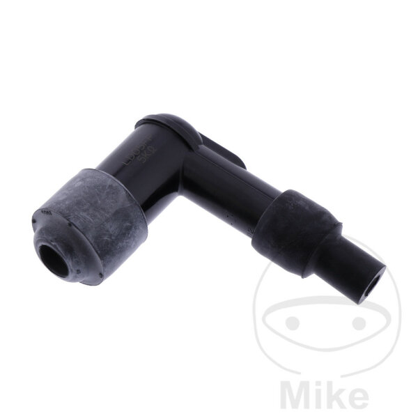 Conector bujía LD05FP 12 mm 90° M4 negro NGK para Honda Kawasaki