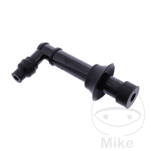 Conector bujía 10/12 mm 90° M4 negro para Honda CX 500 77-84 # GL 500 82-83