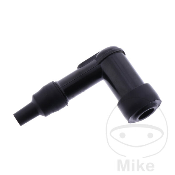 Conector bujía LB10F 14 mm 90° M4 negro NGK